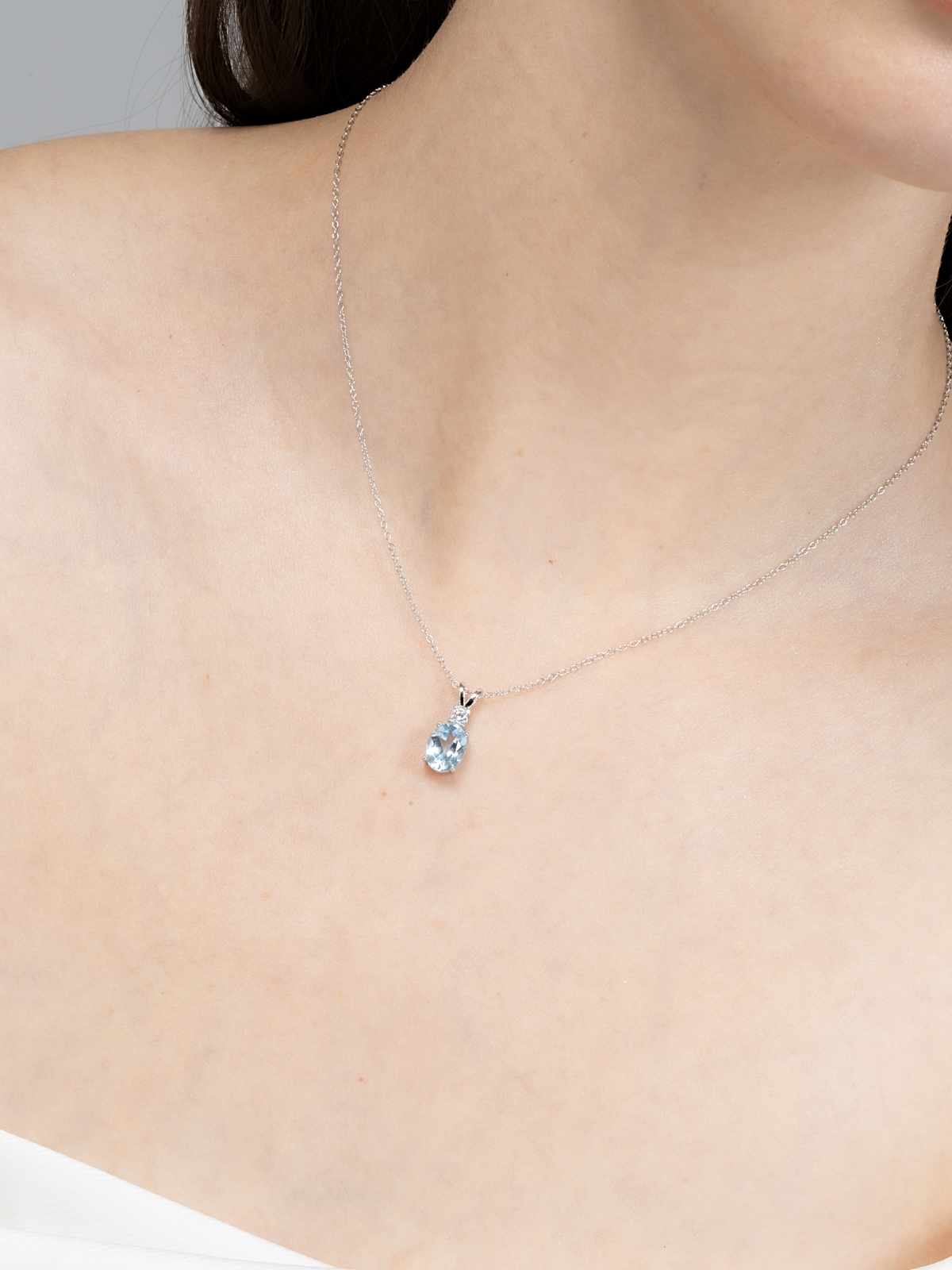 Essential Blue Topaz Jewellery Set in Sterling Silver