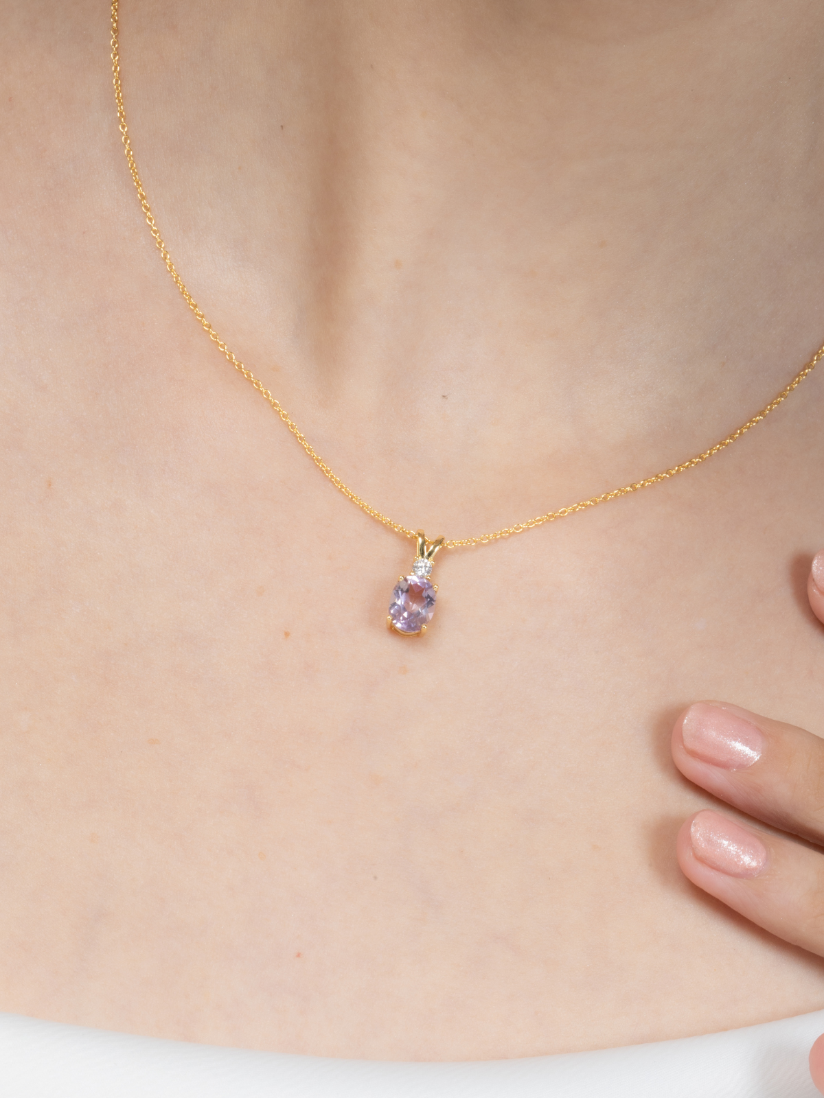 Essential Amethyst Jewellery Set in 18k Gold Vermeil
