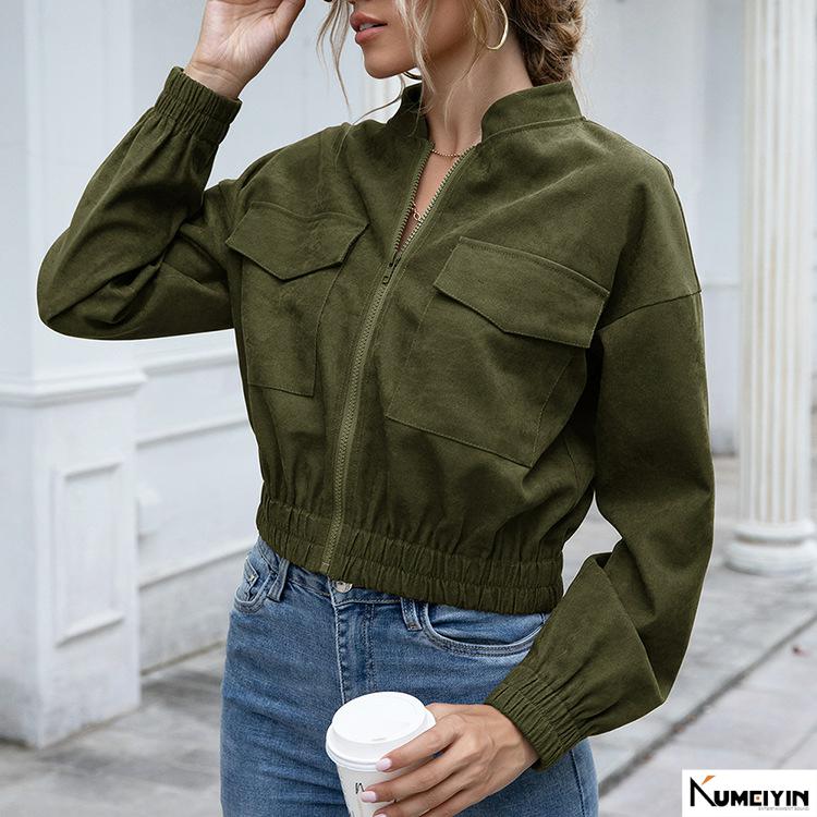 Cross Border Zipper Jacket