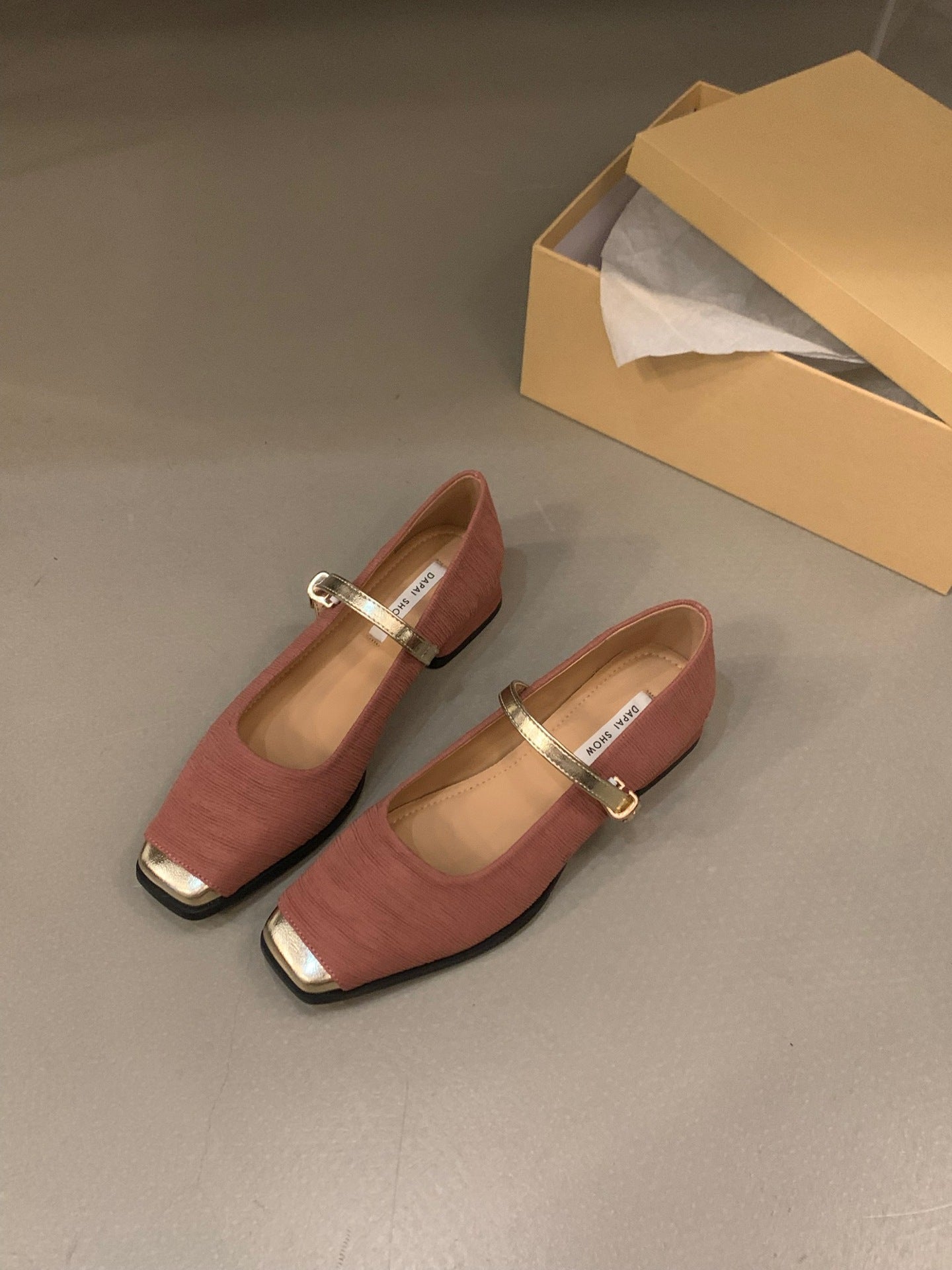Chunky Heel French-Style - Classic Mary Jane Shoes For Women