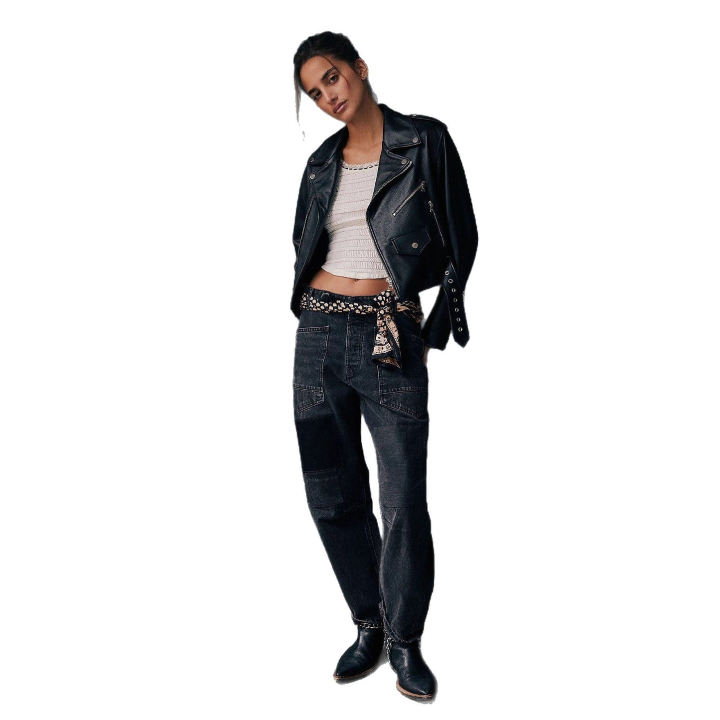 New Washed Pants With Drawstring