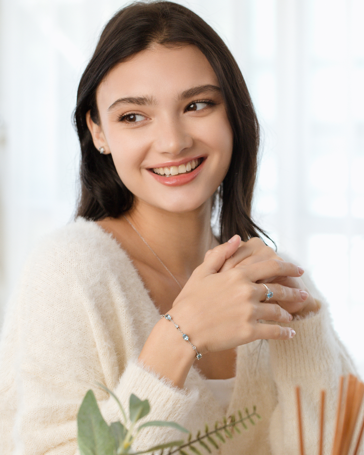 Mini Set 2 - Blue Topaz Jewellery Set in Sterling Silver