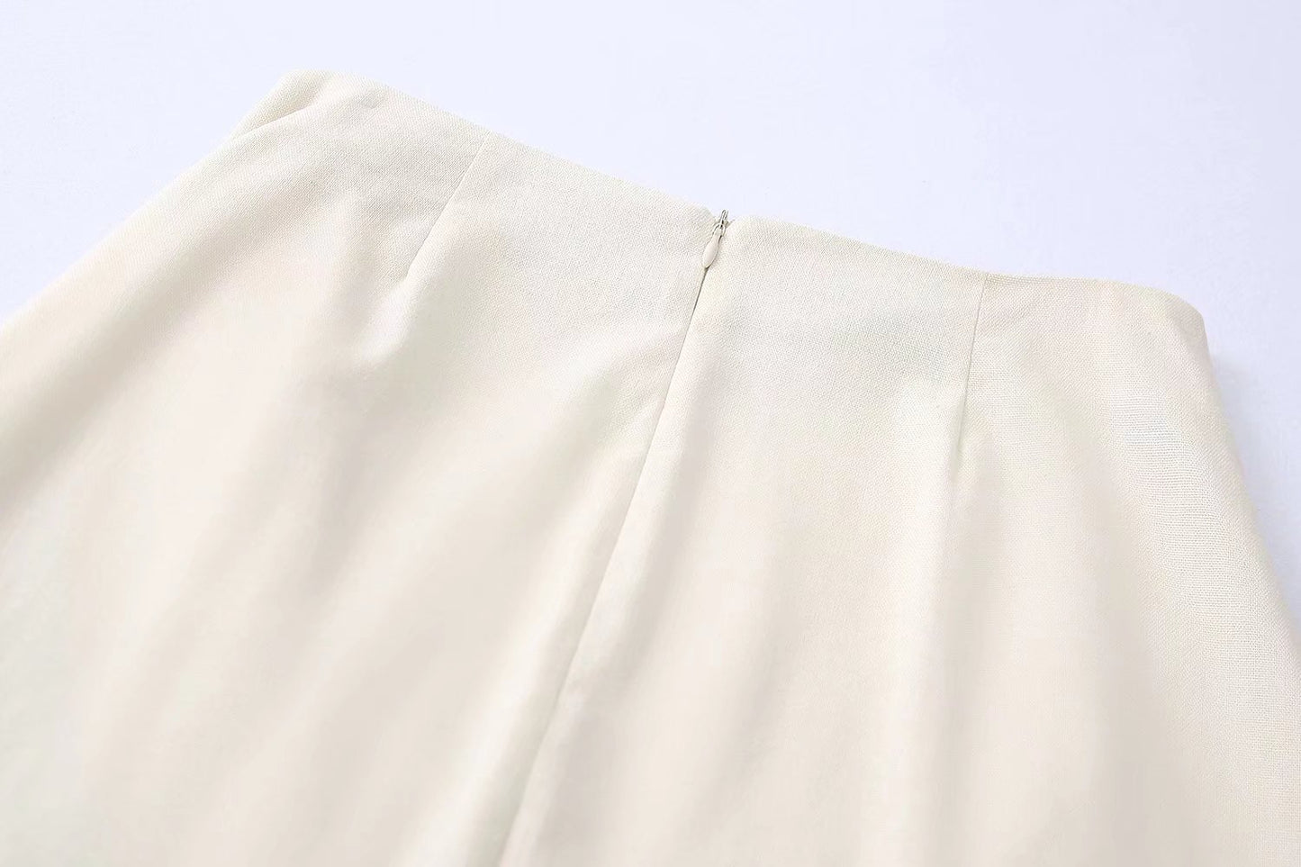 Women's Linen-Blend Beaded Wrap Skirt