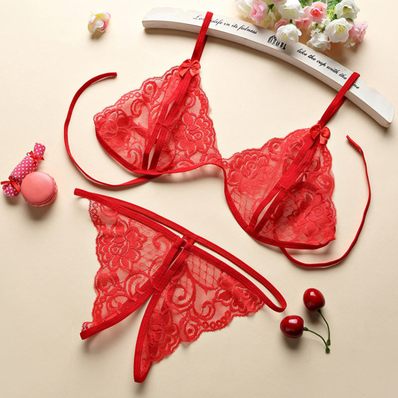 Lace Tulle Lingerie Set