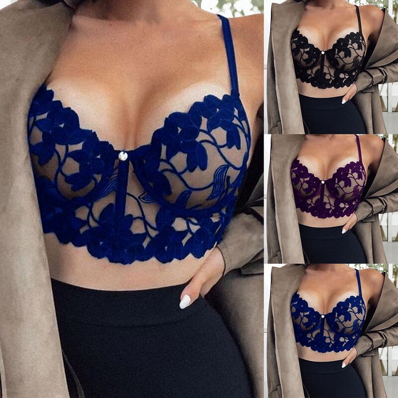 Lace Perspective Sling Bra