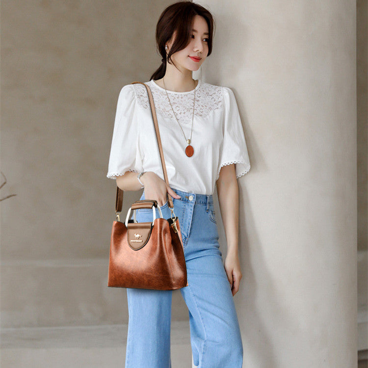 Shoulder-Slung Casual Handbag For Women