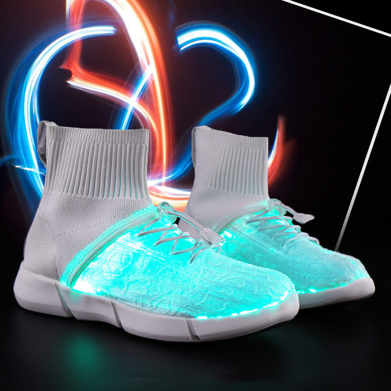 Luminous Pretty Loafers Light Leisure Shoes