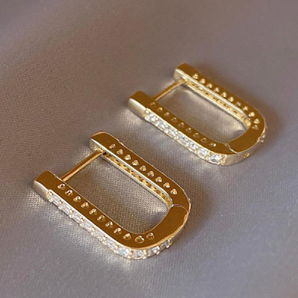 Women's Fashion Plain Hoop Earrings