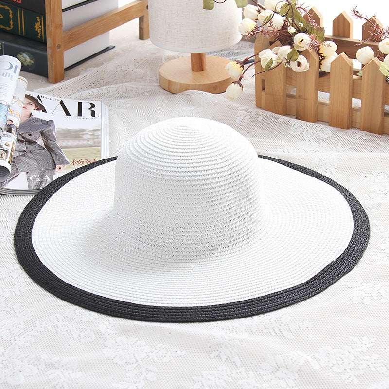 Hepburn style beach hat