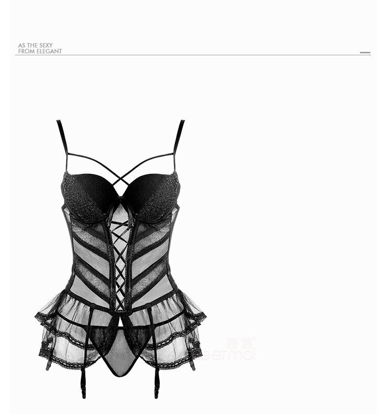 Perspective Lace Lingerie Set
