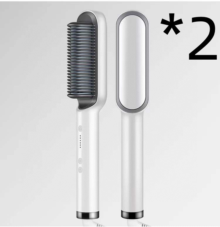 New 2-in-1 Hair Straightener -  Dual-Purpose Electric Hair Brush