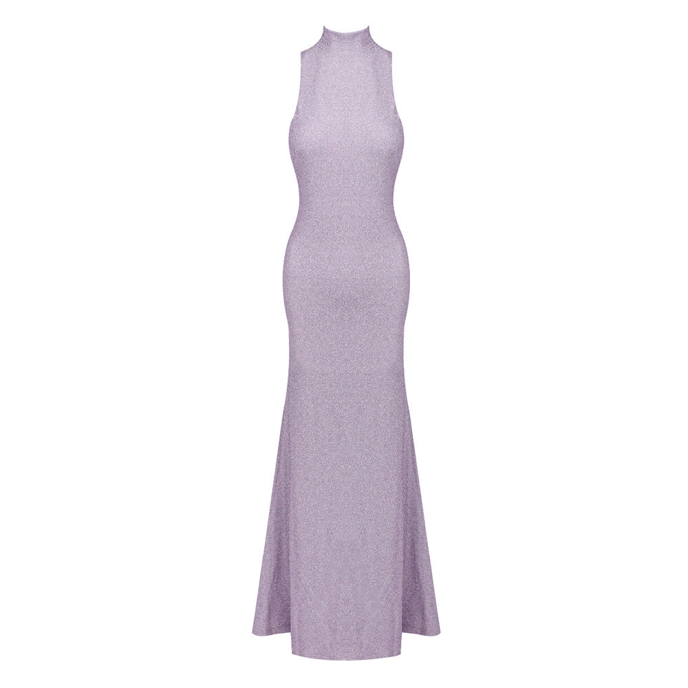 Maxi Round-Neck Dress