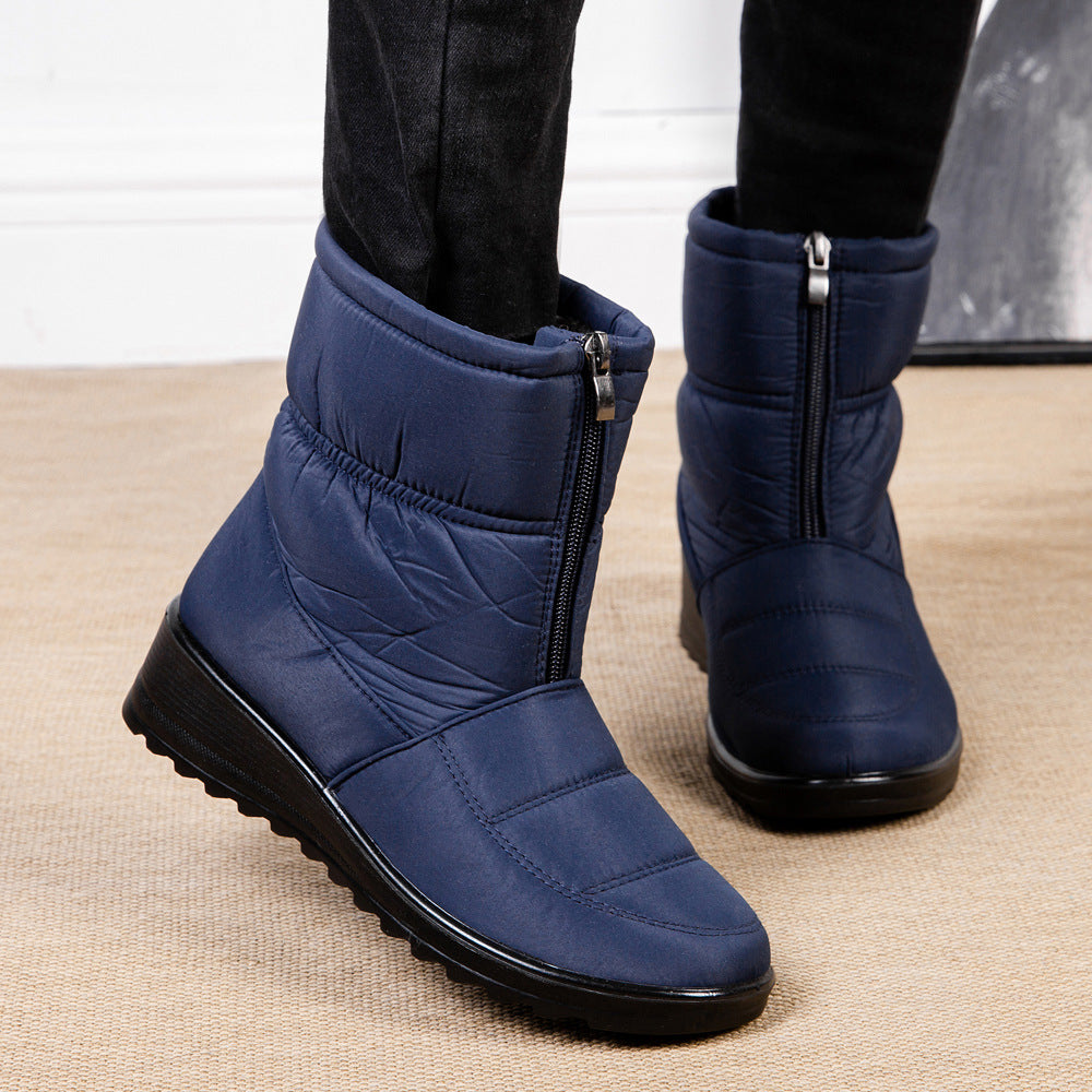 Winter Snow Boots For Women - Warm Plush Platform Shoes