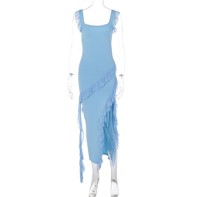 Stringy Stitching Temperament Dress
