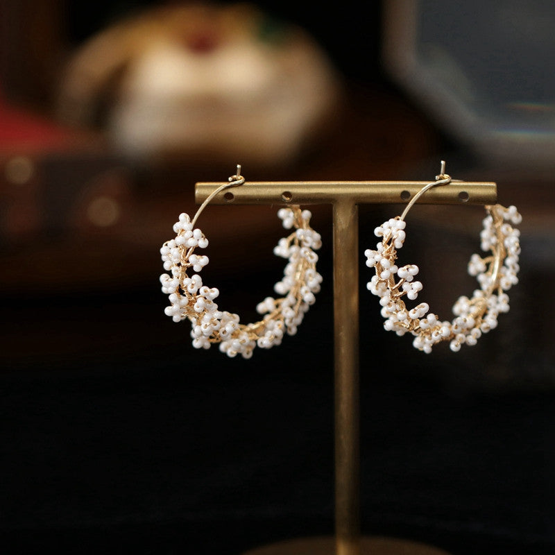 Women's Fashion Vintage Large Hoop Earrings