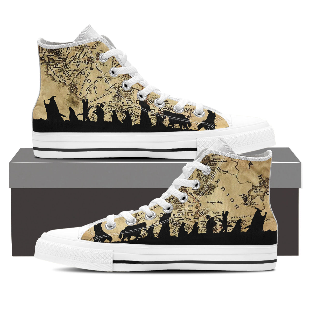 Printed Canvas Sneakers