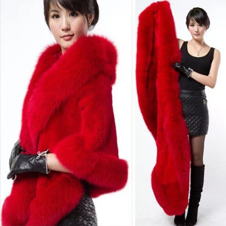 Women's Warm Rabbit Fur Coat