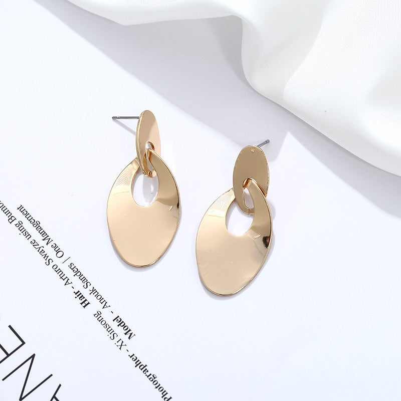 Hollow Double-Hoop Earrings