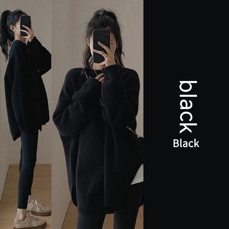 High-Grade Versatile Soft Glutinous Knitted Women's Sweater