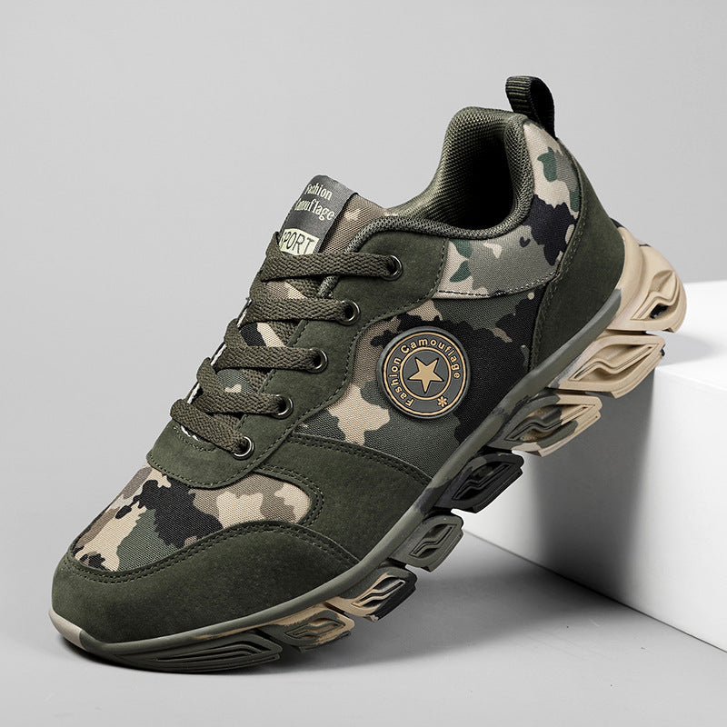 Rubber Camouflage Sports Shoes