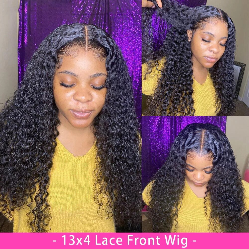 Curly Human Hair Wig - Lace Hair Products