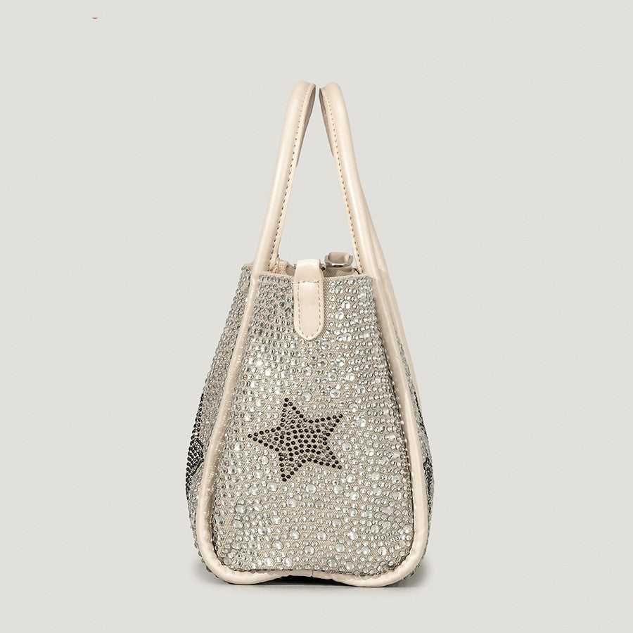 Rhinestone Shopping Handbag For Women