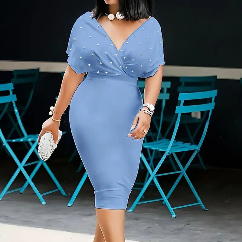 Bodycon Pencil Midi Dress - US Only