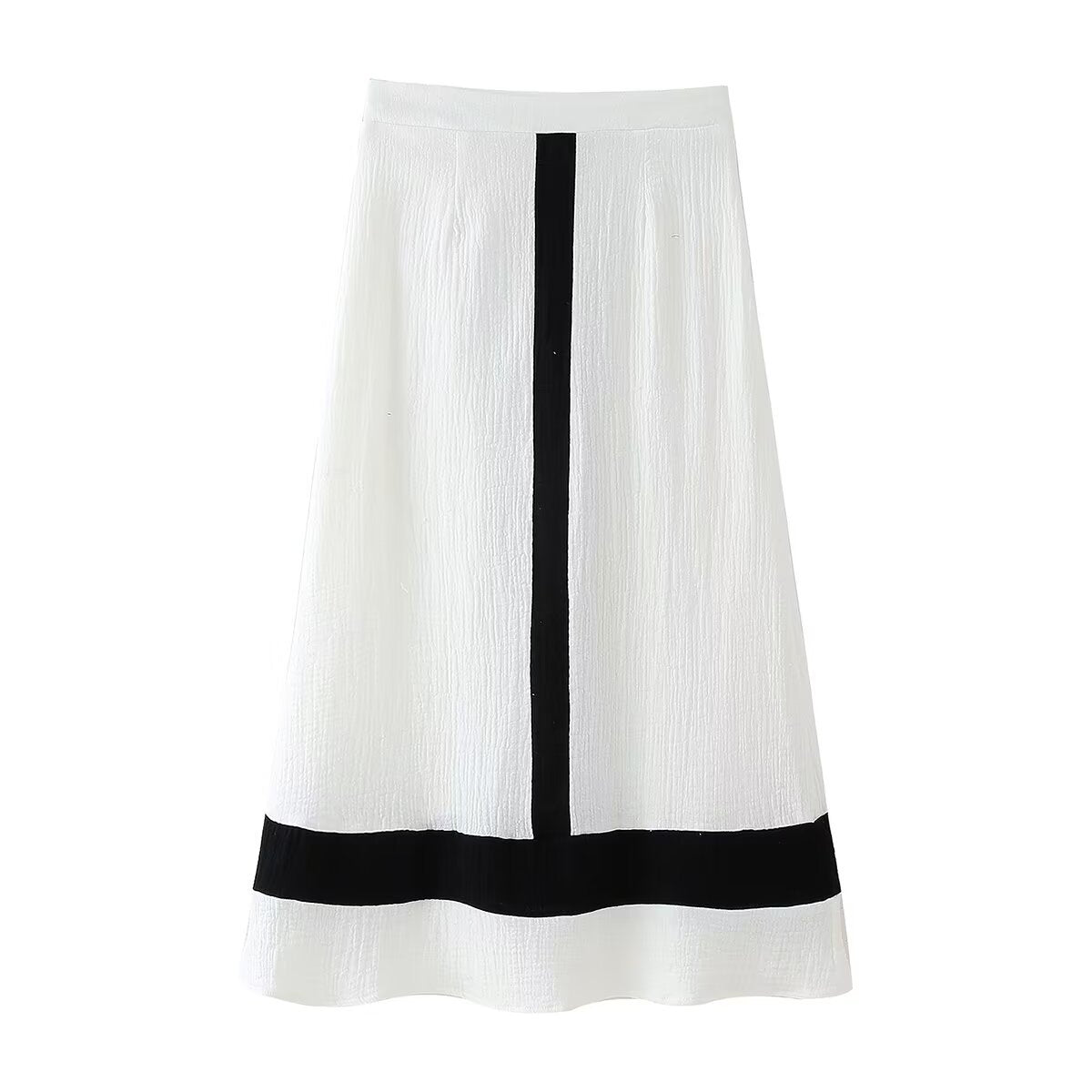 V-Neck Ruffles Top + Skirt Outfit
