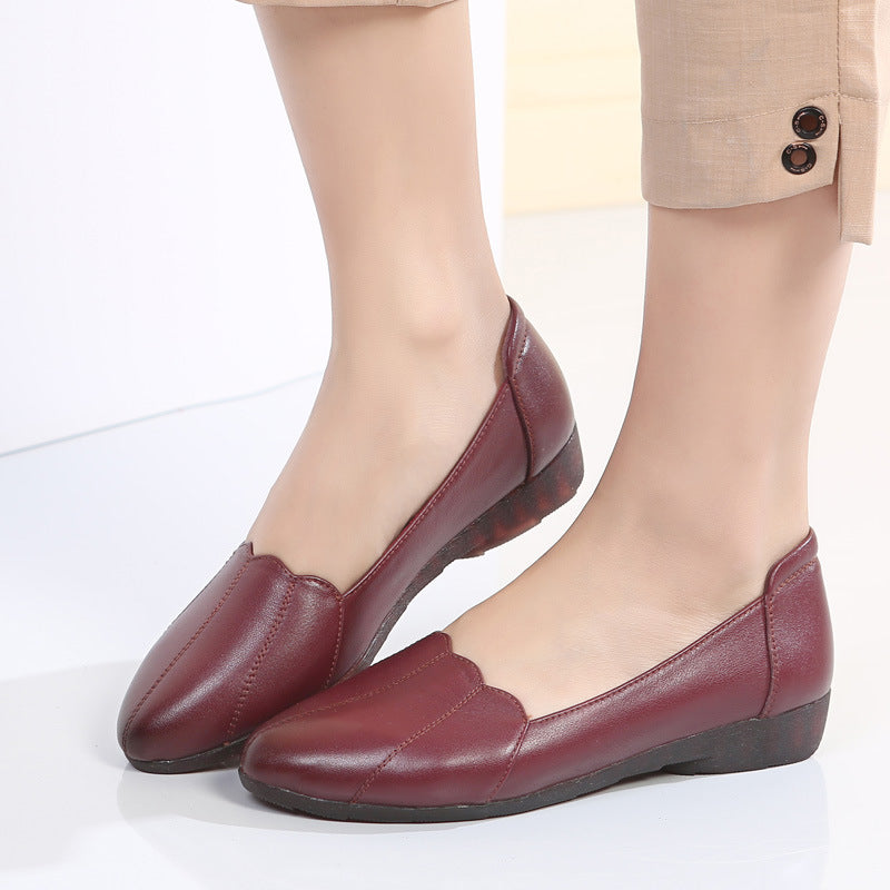 New Soft-Soled Comfy Leather Flat Shoes For Women