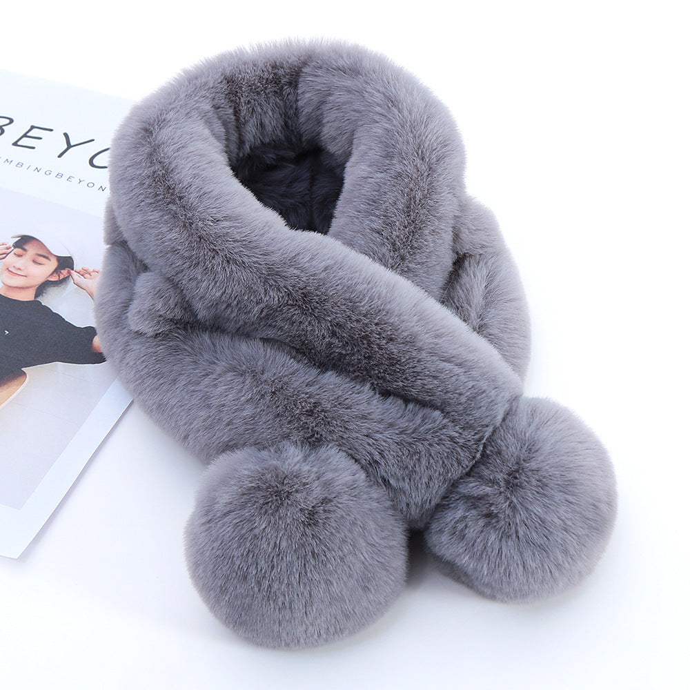 Double-Sided Eco-Friendly Fur Scarf