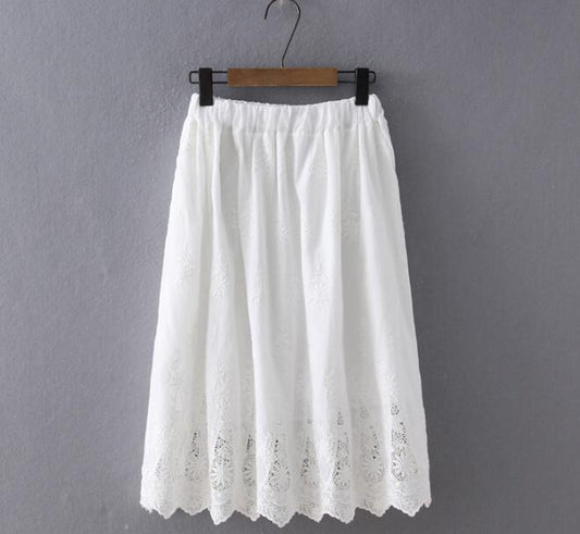 Hollow Lace Skirt