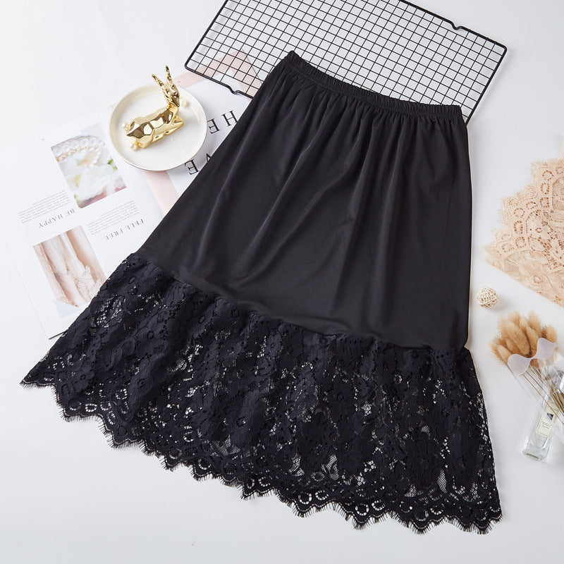 Lace Cutout Mini Skirt/Petticoat