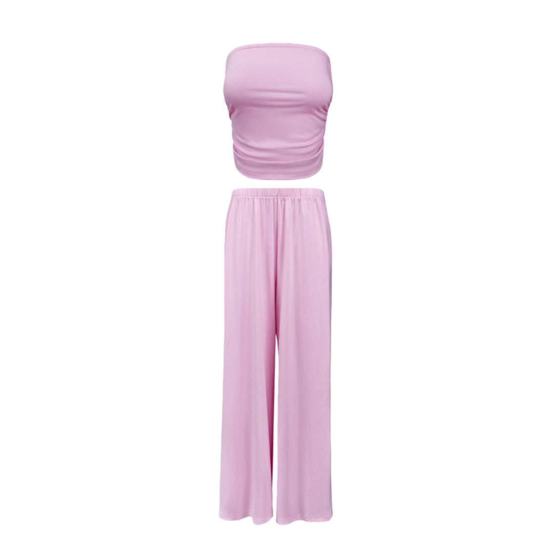 Loose-fitting Pants Summer Outfit European And American Style Two-piece
