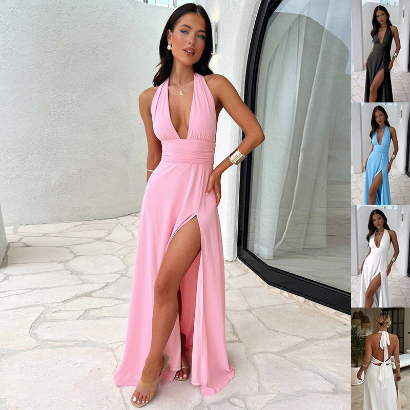 Backless Strappy Summer Dress