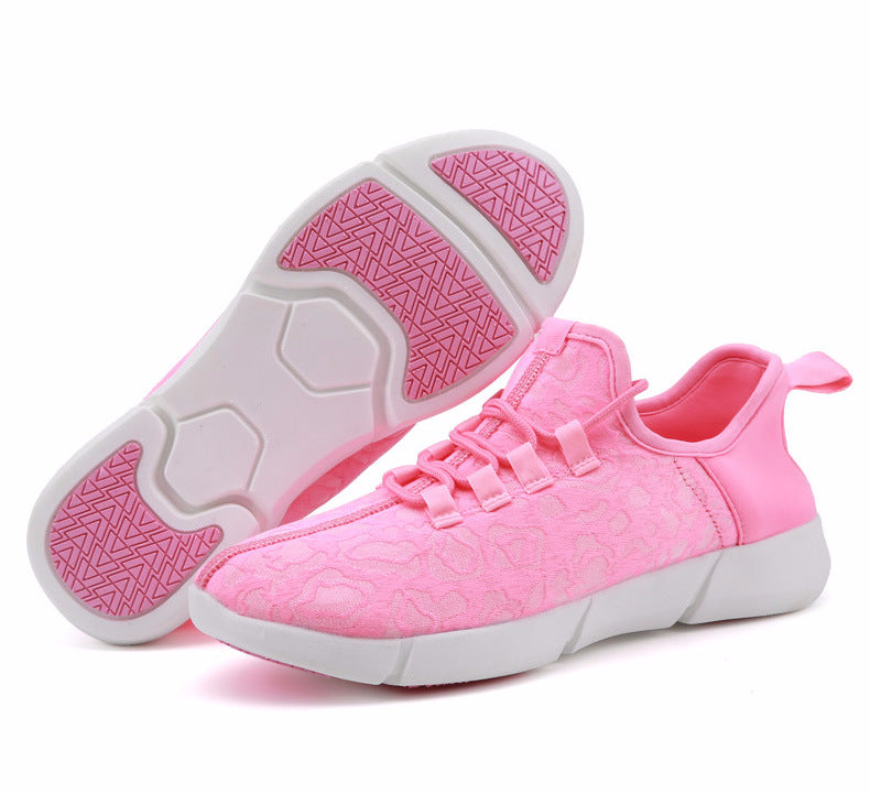 Luminous Pretty Loafers Light Leisure Shoes