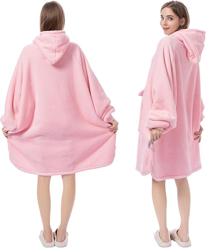 Cosy Blanket Hoodie Sweatshirt With Giant Pocket - US Only