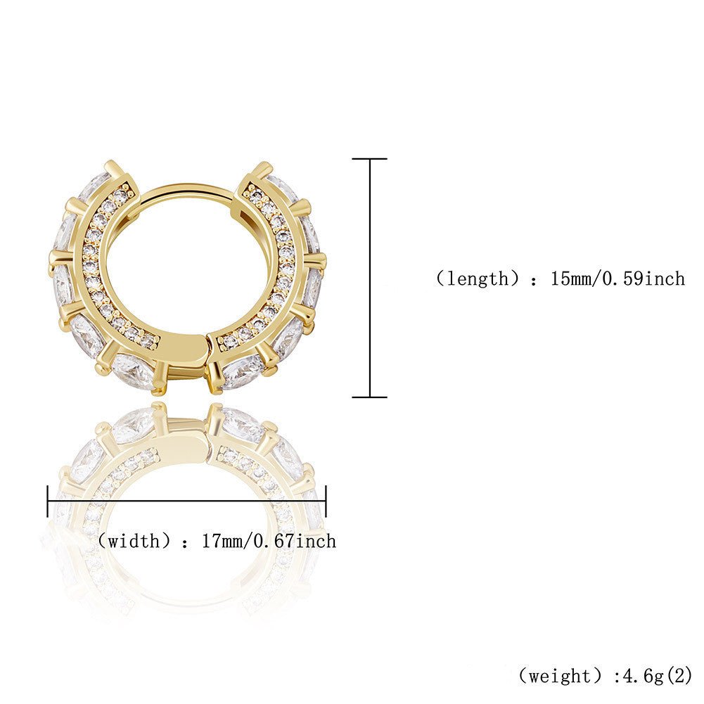 New Huggie hoop earrings
