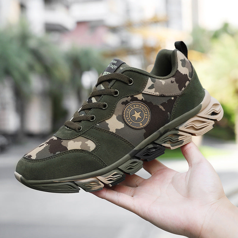 Rubber Camouflage Sports Shoes