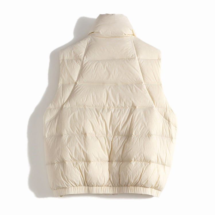 Warm Down Short Vest Jacket For Women