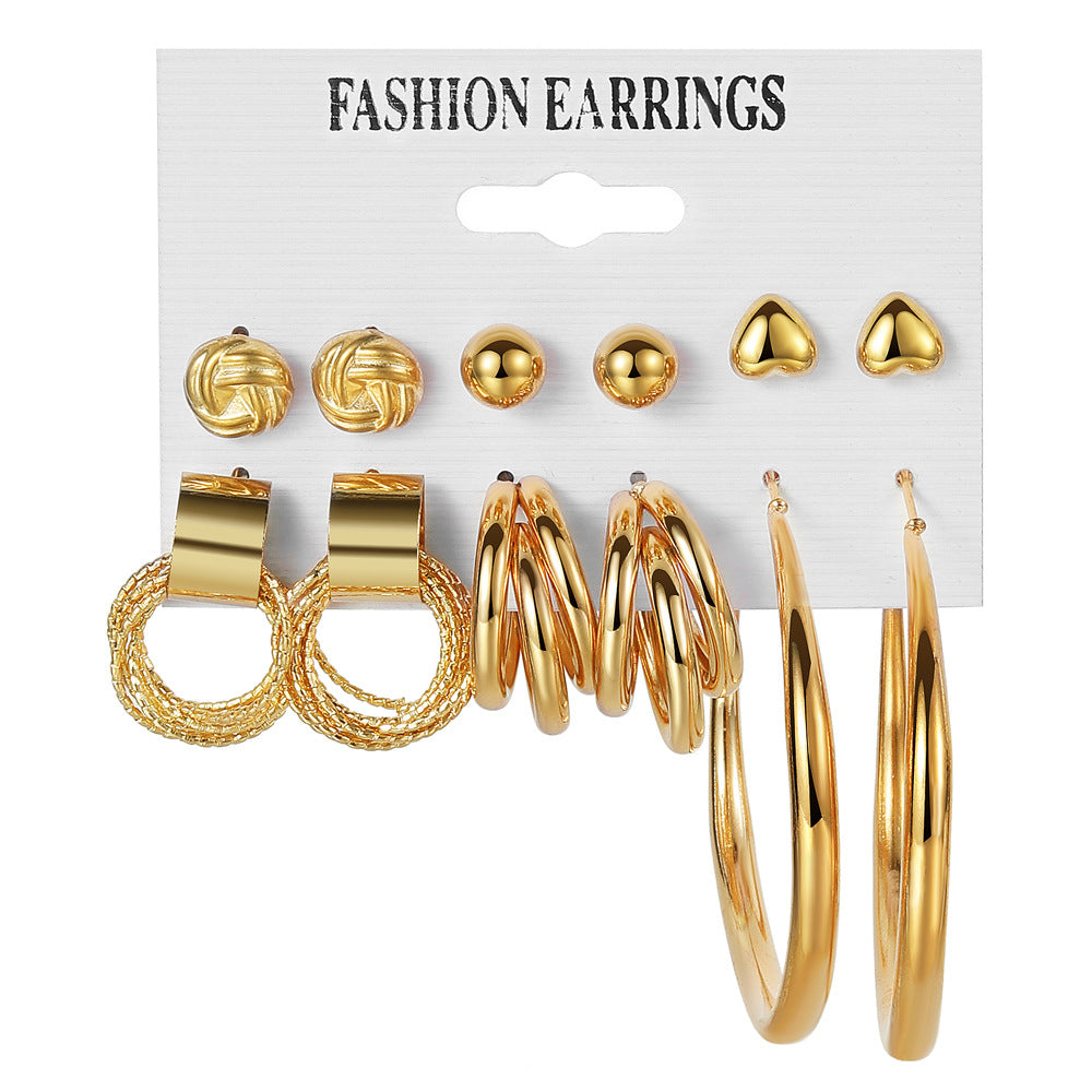 Fashion Exaggerated Big Hoop Earrings For Women