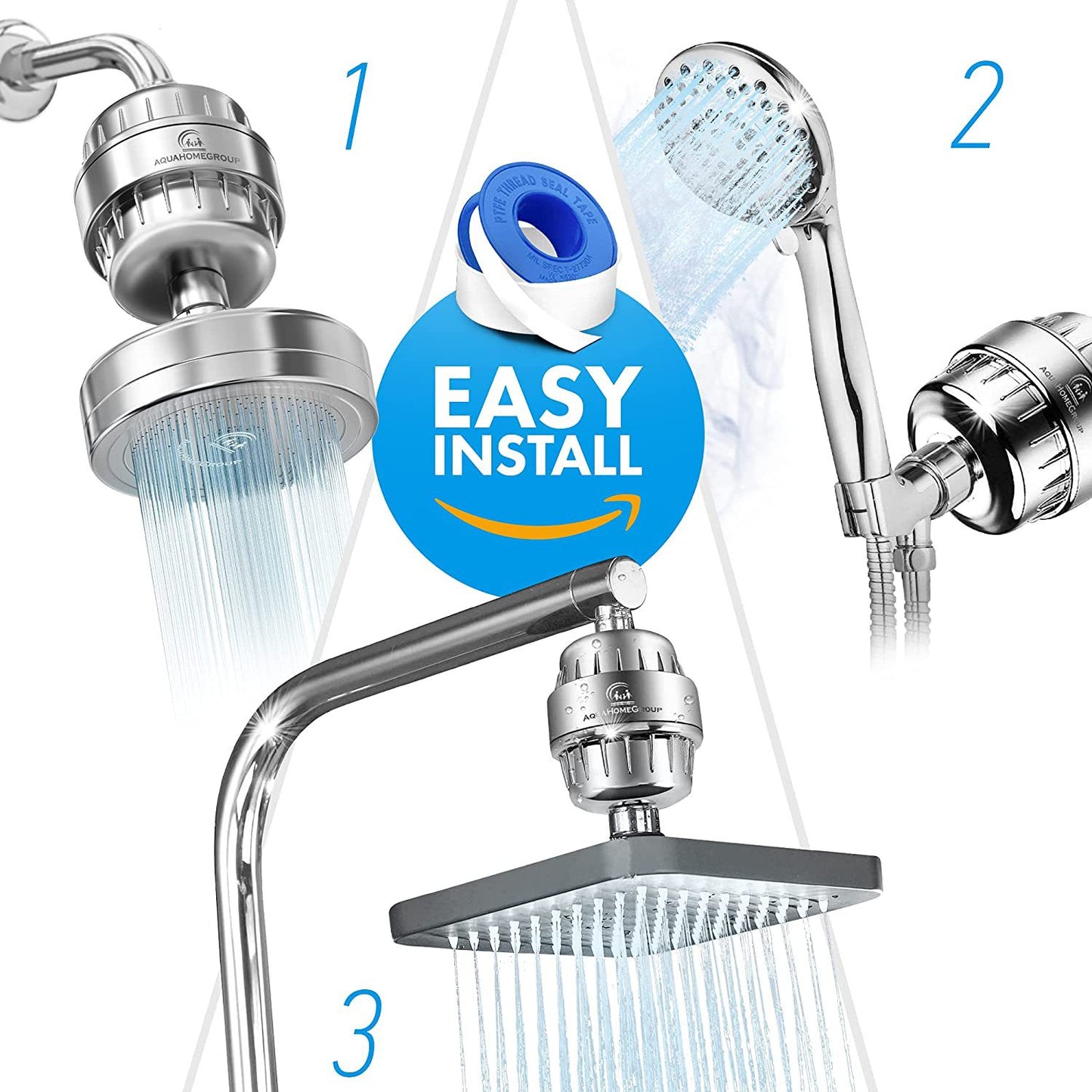 Seventeen-Layer Shower Filter - Active Health Shower Head