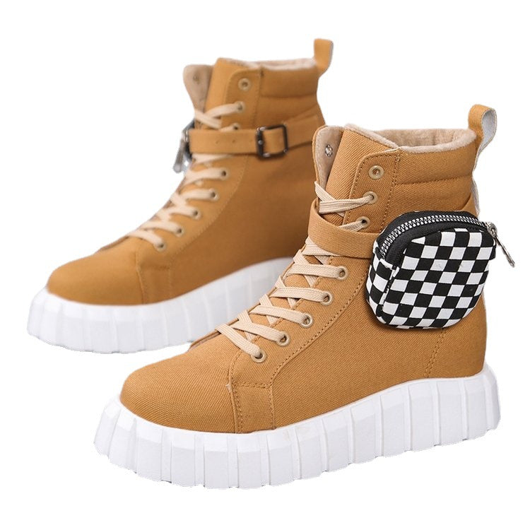 Punk Ankle Boots With Belt
