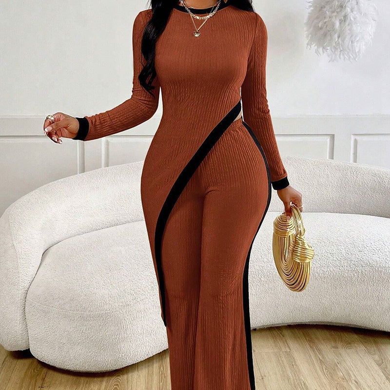 Women's 2-Piece Wide-Leg Pants Outfit - US Only