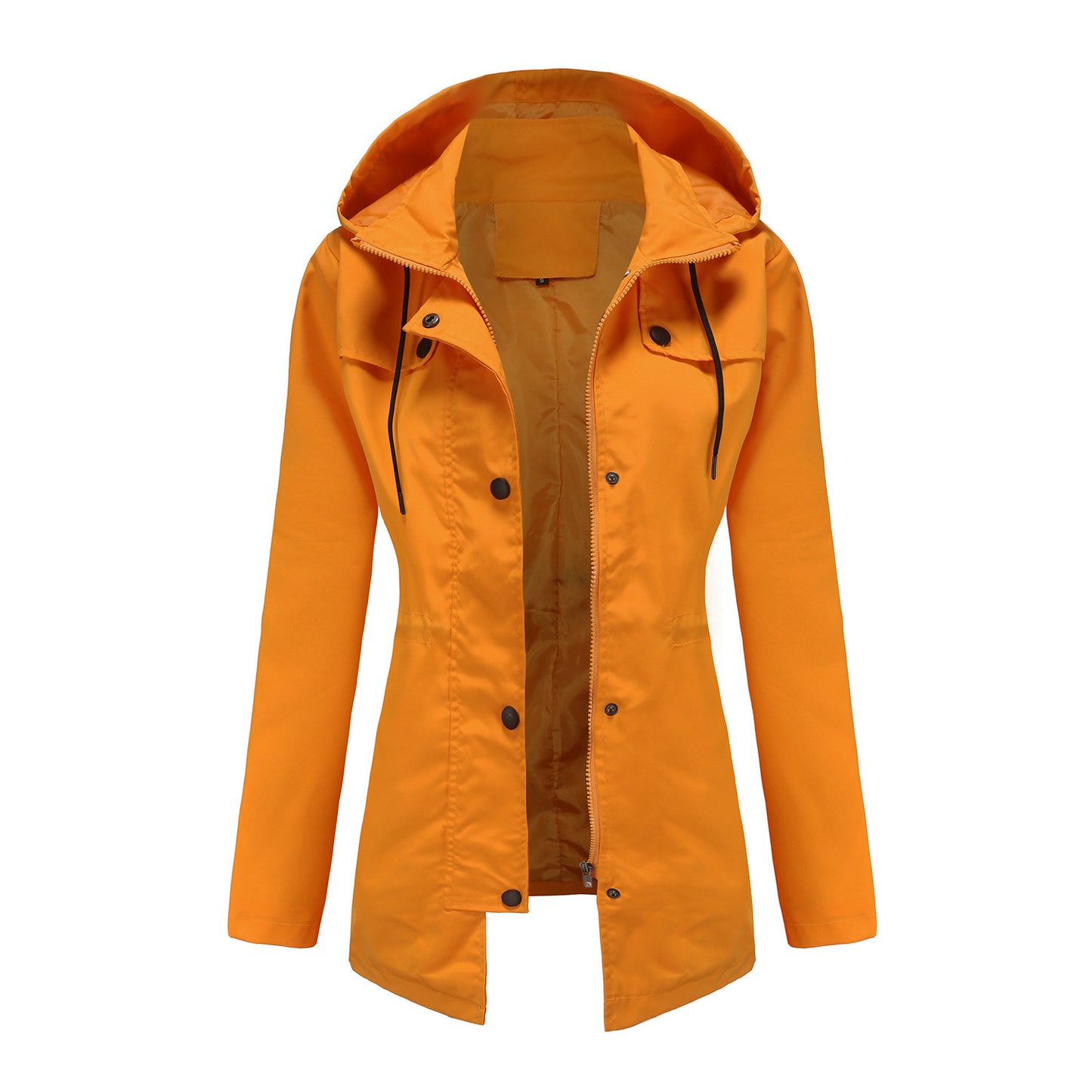 Women's Mid-Length Hooded Coat