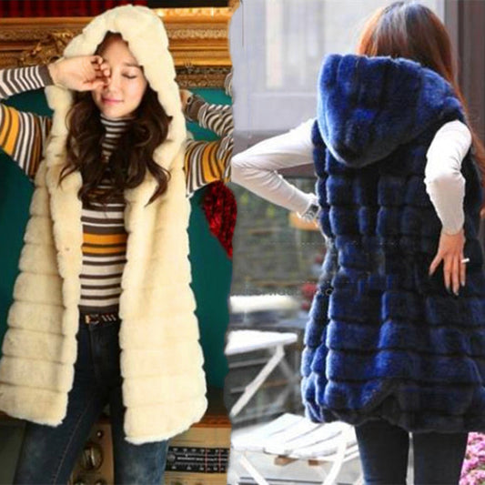 Fashion Hooded Vest For Women