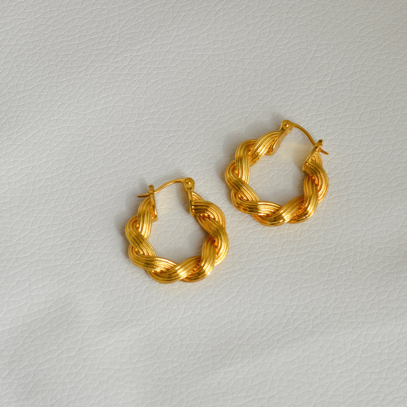 Women's High-end Ring Hoop Earrings