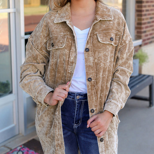 Loose Casual Shirt Jacket