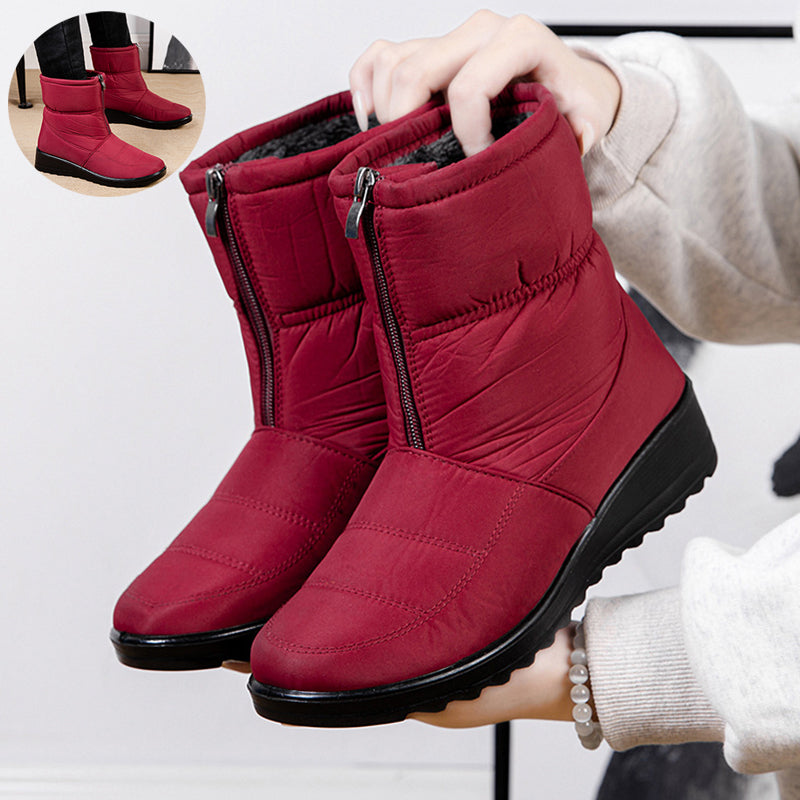 Winter Snow Boots For Women - Warm Plush Platform Shoes