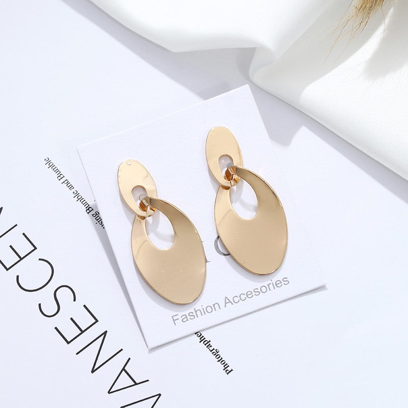 Hollow Double-Hoop Earrings