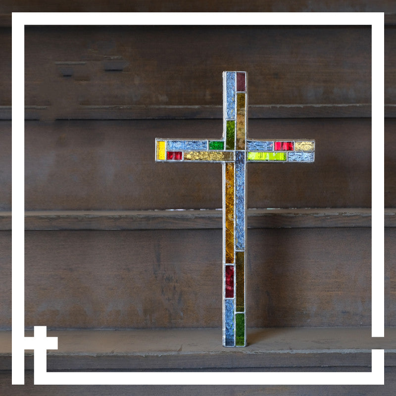 Nordic-Style DIY Rainbow Cross Charm Jewellery Connector